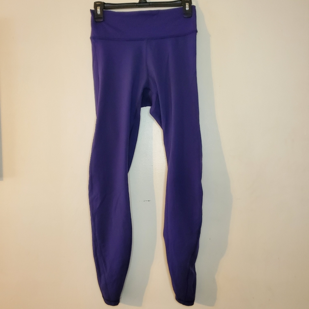 Lululemon purple highrise leggings size 8